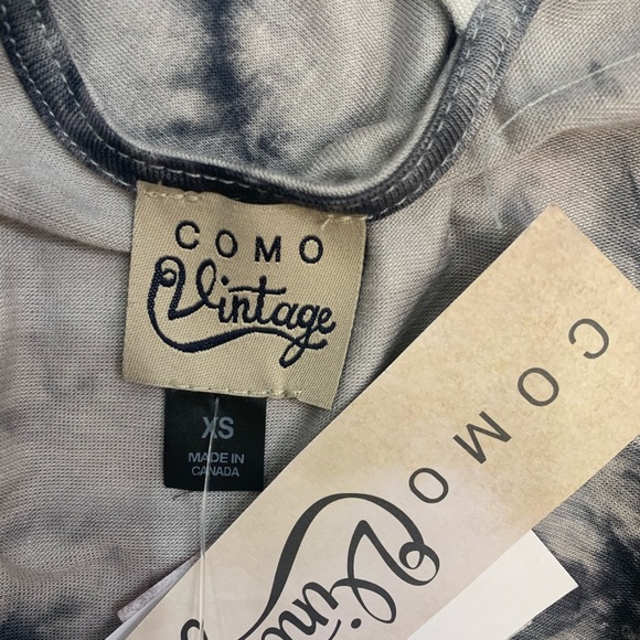 Como Vintage Cross Strap Tie Dye Dress - Picture 5 of 6